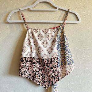 Altar’d State Bandana Tie-Back Top